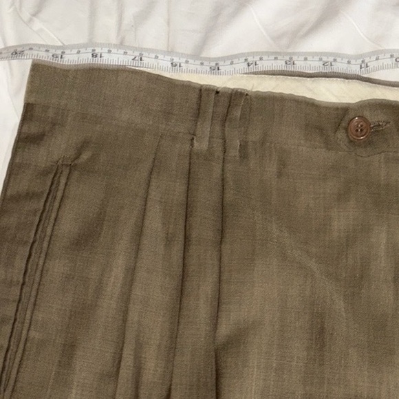 Valentino new without tags pleated silk & wool made in biella italy mauv… - Picture 7 of 17